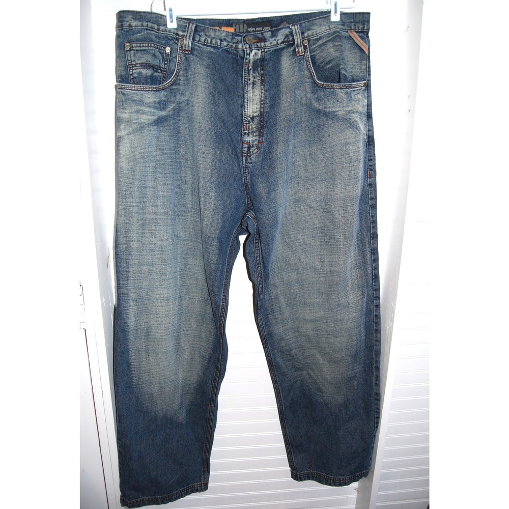 Vintage Y2K Royal Blue Baggy Skate Goth Punk Grunge Southpole Jnco Style 40x32